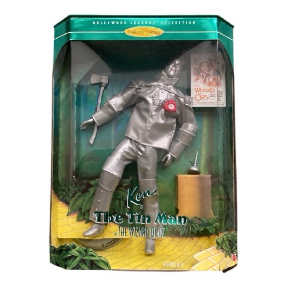 Barbie Other - Tin Man Ken Barbie Wizard of Oz 1995 Hollywood Legends Collectors Edition